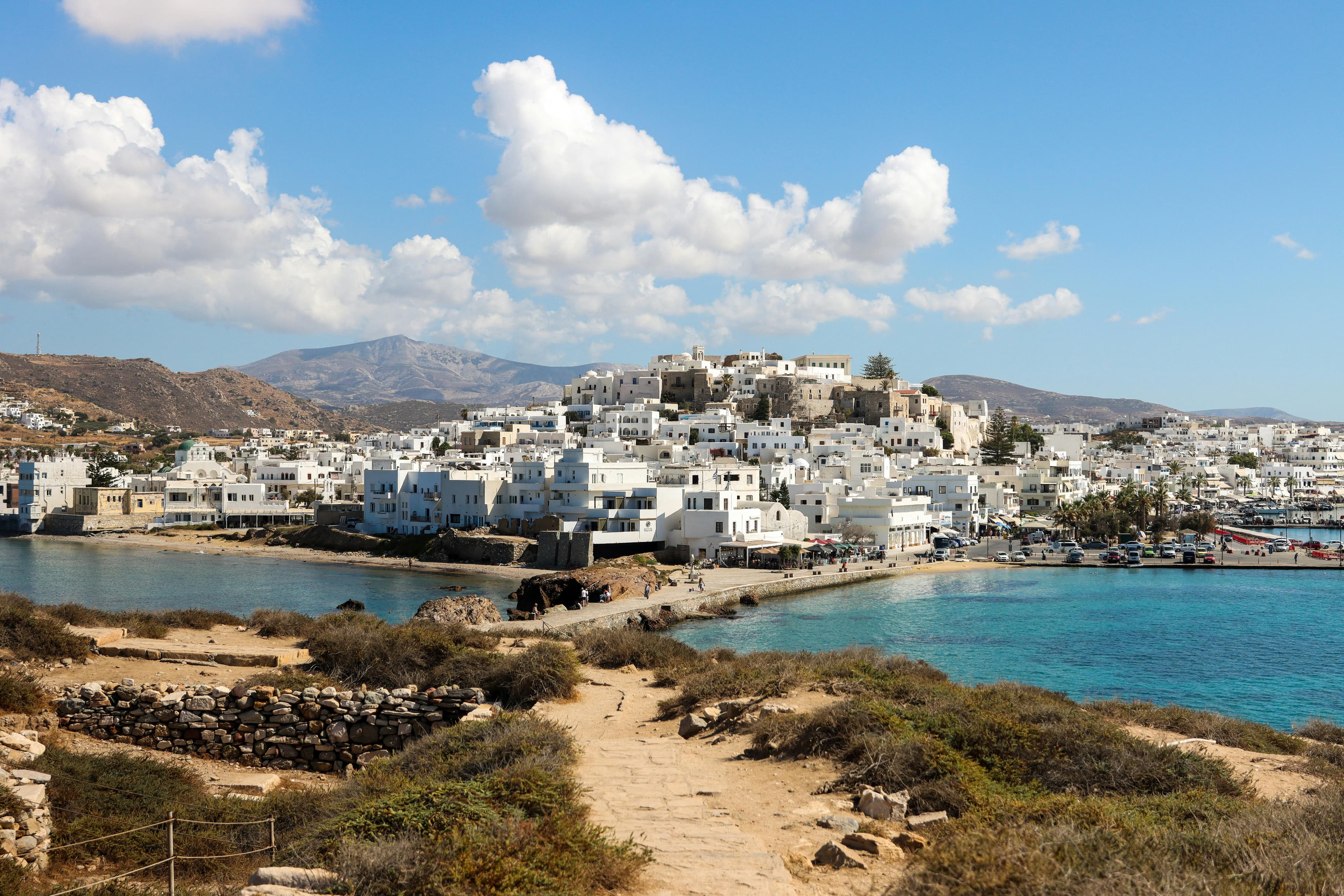 Naxos sea landscape